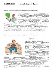 English Worksheet: Simple Present Tense