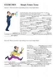 English Worksheet: Simple Future Tense