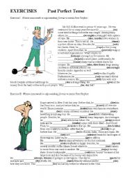 English Worksheet: Past Perfect Tense