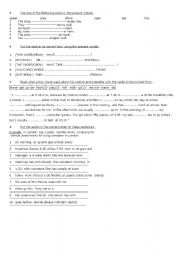 English Worksheet: SIMPLE PRESENT