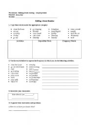 English Worksheet: Simple Present - routine - complete exercises