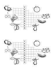 English Worksheet: Fruits