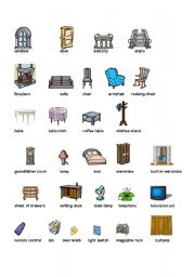 English Worksheet: Home Vocabulary