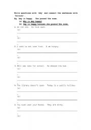 English Worksheet: Comprehension, word choice, sentence transformation