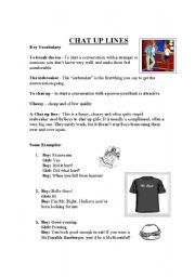 English Worksheet: Chat up n Pick up lines, Personal Ads, Dating