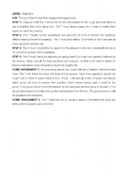 English Worksheet: Van Goghs Short  Biography