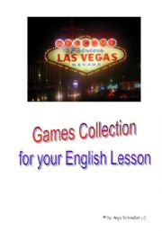 English Worksheet: GAMES COLLECTION for your English lesson