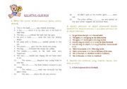 English Worksheet: Relative Sentences