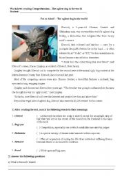 English Worksheet: The ugliest dog in the world - reading comprehension