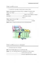 English Worksheet: past simple - past continuous