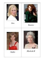 English Worksheet: The Royal Family - part I