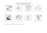 English Worksheet: the weather