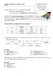 Adjectiver order