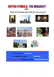 English Worksheet: British Symbols