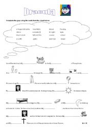 English Worksheet: Dracula