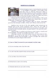 English Worksheet: reading comprehension and vocabulary worksheet