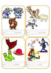 English Worksheet: Vocabulary Revision 1