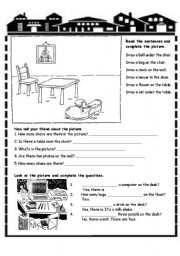 English Worksheet: Prepositions