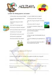 English Worksheet: vocabulary and grammar worksheet