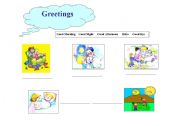 English Worksheet: Greetings !!!