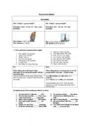 English Worksheet: Present perfect interrogative