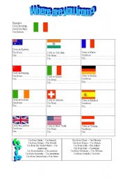 Flags, countries and nationalities