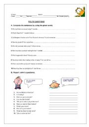 English worksheet: Polite Question