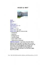 House for rent