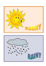 English Worksheet: WEATHER