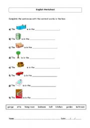 English Worksheet: Fill in the gaps