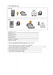 English worksheet: Prepositions