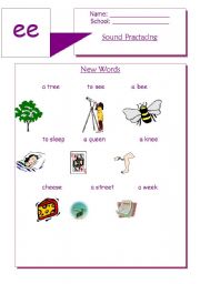 English Worksheet: the sound 