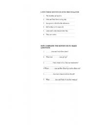 English worksheet: Exam Simple Present