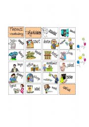English Worksheet: jobs and places