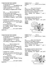 English Worksheet: song: Lemon Tree