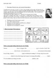 English Worksheet: PRESENT CONTINUOUS - SIMPLE PRESENT