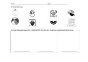 English worksheet: Diagnose Worksheet