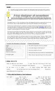 English Worksheet: PRACTICE