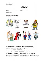 English Worksheet: JOBS