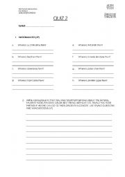 English worksheet: VERB TO BE