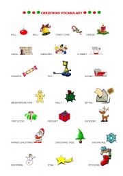 Christmas vocabulary