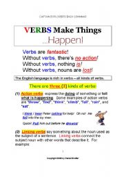 Exploring Verbs