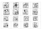 English Worksheet: memory game