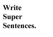 Building Sentences