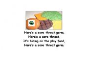 English worksheet: Germs Song Book Final