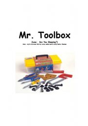 English Worksheet: Mr. Toolbox