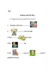 English Worksheet: Goldilocks and the Three Bears