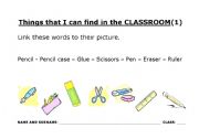 Things that I can find in the Classroom(1)