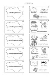 Colours worksheet - part 2