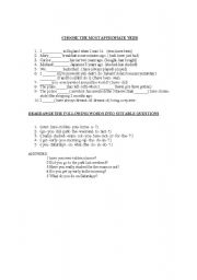 English Worksheet: past simpre vs past perfect